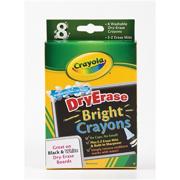 Crayola� Large Dry Erase Crayons (box of 8)