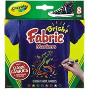 Crayola� Brights Fabric Markers (pack of 8)