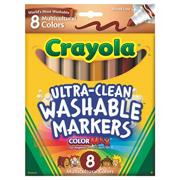 Crayola� Multicultural Washable Markers  (box of 8)