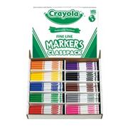 Crayola� Classpack� Markers - 10 Colors, Fine Tip  (box of 200)