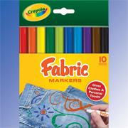 Crayola� Fabric Markers  (pack of 10)