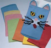 Colored Kraft Paper Bags  (pack of 28)
