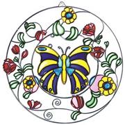 Open-Back Sun Catcher, 11" - Butterfly