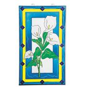 Sun Catcher 6"x11" - Lilies