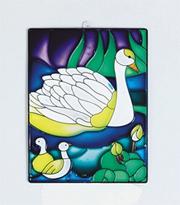Stain-A-Frame Set - Swan Scene   (pack of 12)