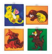 Cute and Cuddly Frame Sun Catchers  (set of 12)