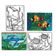 Stain-A-Frame Ocean Friends  (pack of 12)