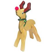 Unfinished Reindeer Wood Craft Kit, Unassembled