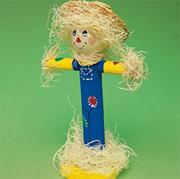 Wood Dowel Scarecrow Craft Kit (makes 12)