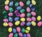 2-3/8" Printed Easter Eggs  (pack of 7)