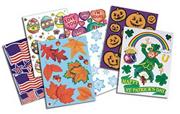 Holiday-Themed Window Clings (pack of 42)