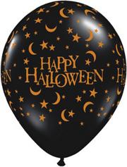 11" Happy Halloween Latex Balloons (pack of 100)