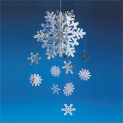 3-D Snowflake Mobile