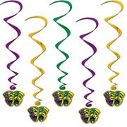 Mardi Gras Danglers  (pack of 5)