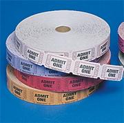 Single Roll Tickets - Admit One  (roll of 2000)