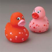 Heart Rubber Ducks (pack of 12)