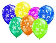 Smiling Sea Creatures 11" Latex Balloons (pack of 100)