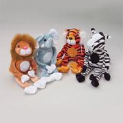 Wild Animals with Closable Hands (pack of 12)