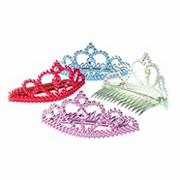 Multicolored Tiara Combs (pack of 12)