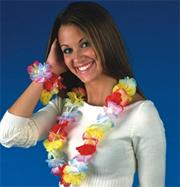 36" Deluxe Floral Leis  (pack of 12)