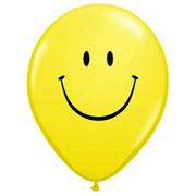 11" Yellow Smile Balloons  (bag of 100)
