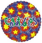 18" Foil Balloon - Congratulations  (pack of 10)
