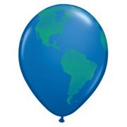 Earth Latex Balloons  (pack of 25)