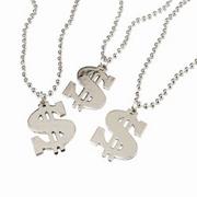 Dollar Sign Necklace (pack of 12)