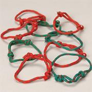 Christmas Friendship Bracelets (pack of 48)
