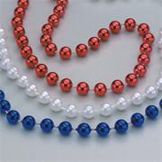 33" Patriotic Bead Necklaces (pack of 36)