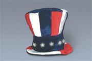Light Up Uncle Sam Top Hat