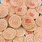 Support Our Troops Wooden Nickels (pack of 80)