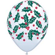 Holly Berry Latex Balloons (pack of 50)