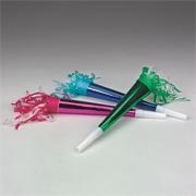 9" Fringed Foil Horn With Tassel  (box of 100)