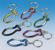 Metal Fish Key Chains  (pack of 12)