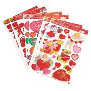 Valentine Static Clings  (pack of 6)