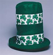 Shamrock Stovepipe Hat  (pack of 2)