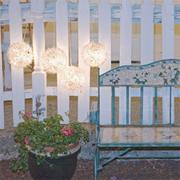 8" Clear Pom Pom Light