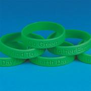 Go Green Sayings Bracelets  (pack of 24)