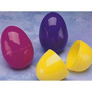 3-1/2" Split Plastic Eggs  (pack of 72)