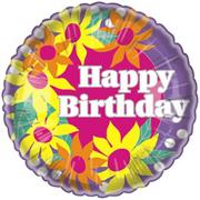 Birthday Flowers Balloon  (pack of 10)