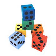 Foam Dice, 1-1/2" (dozen)