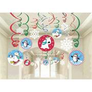 Joyful Snowman Swirls