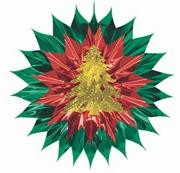 Christmas Fan-Burst (pack of 2)