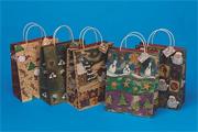 Kraft Christmas Gift Bags  (pack of 12)