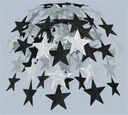 Elegant Black Stars Cascade