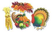 Thanksgiving Cutouts  (box of 24)