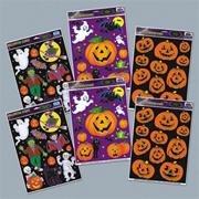 Halloween Static Clings  (pack of 6)
