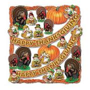 Flame-Resistant Thanksgiving Trimorama (kit of 23)