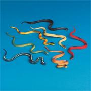 Multicolored Plastic Snakes, Assorted Sizes (pack of 24)